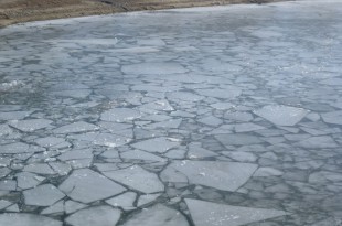 треснул лед река утонул весна